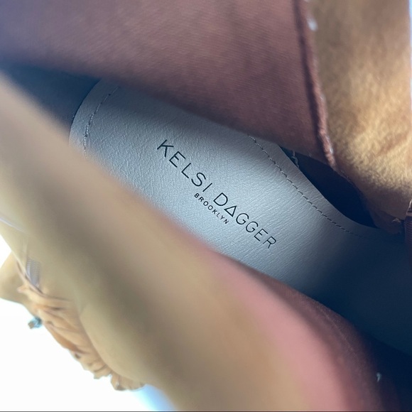 NEW Kelsi Dagger Brooklyn Linx Suede Fringe Boots - Picture 11 of 13